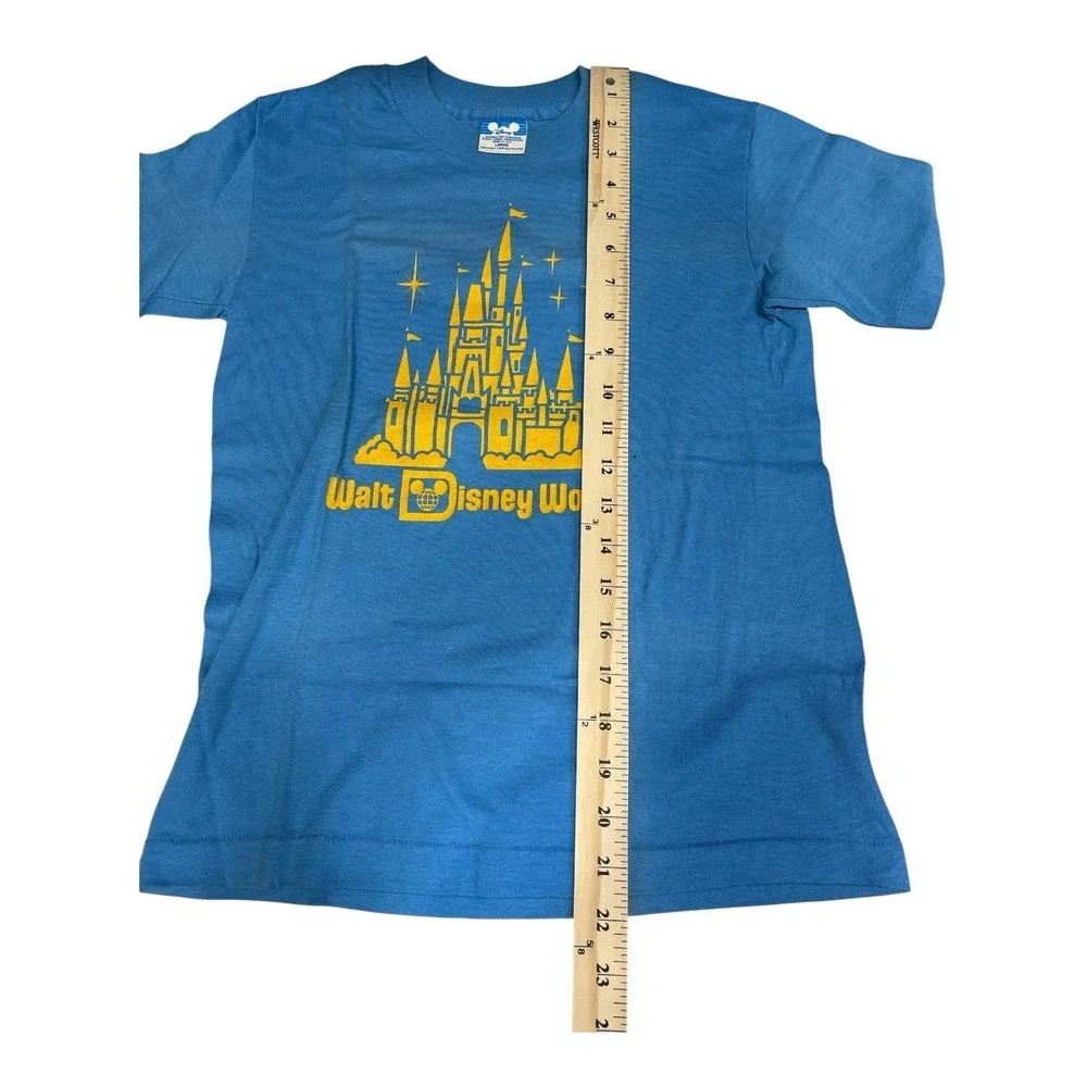 Vintage‎ Walt Disney World Shirt 80s 90s Cinderella Castle Child Large